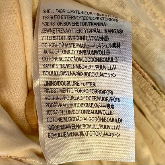 NEW FARM Rio Toucan Paradise Eyelet Pants Tropical Toucan Bird Yellow Size L - Picture 14 of 16